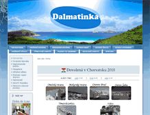 Tablet Screenshot of dalmatinka.cz